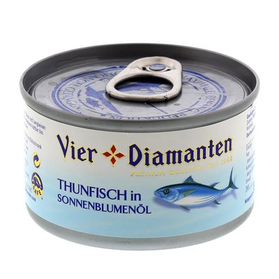 Image of Vier Diamanten Thunfisch in Öl