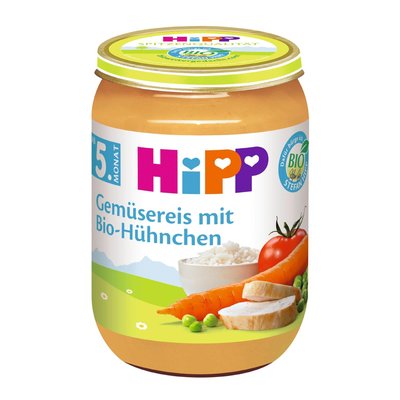 Image of Hipp Menü Gemüsereis mit Bio-Hühnchen
