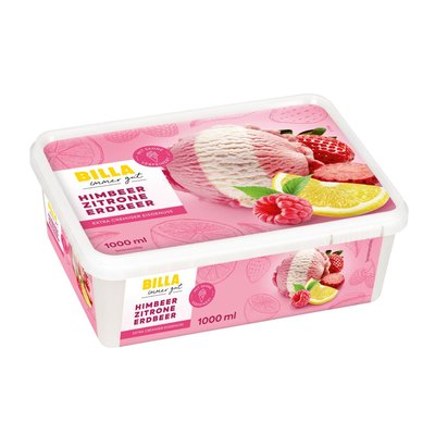 Image of BILLA Himbeer-Zitrone-Erdbeer Eis