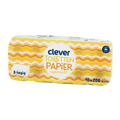 Image of Clever Toilettenpapier 3-lagig