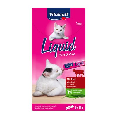 Image of Vitakraft Liquid Snack mit Rind 6er