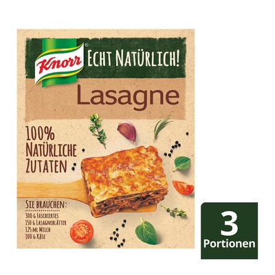 Image of Knorr Echt Natürlich! Lasagne