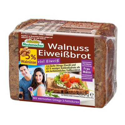 Bild von Mestemacher Eiweissbrot mit Walnüssen