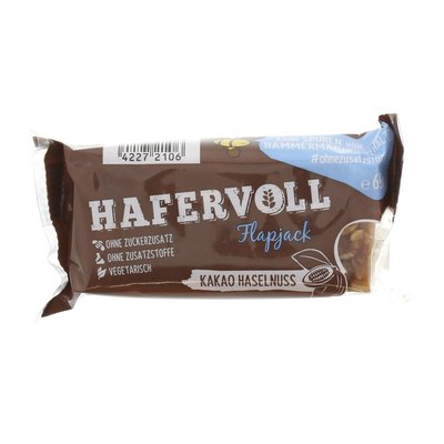 Image of Hafervoll Flapjack Kakao-Haselnuss