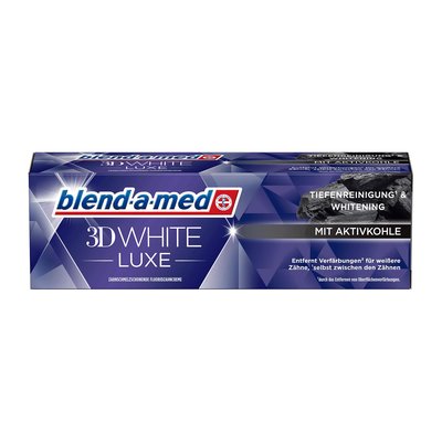 Image of blend-a-med 3D White Luxe mit Aktivkohle Zahncreme