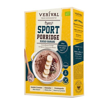 Image of Verival Sport Porridge Kakao-Banane Glutenfrei