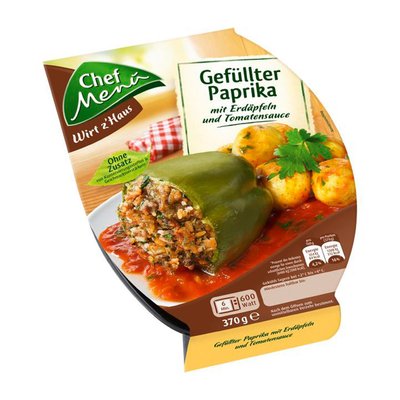 Image of Chef Menü Gefüllter Paprika
