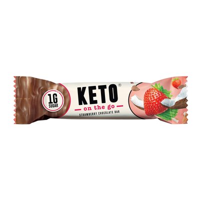 Image of Ketofabrik Keto on the go Strawberry Chocolate Bar