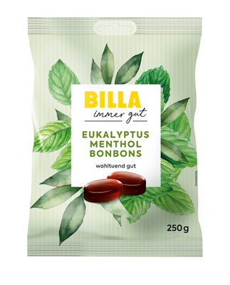 Image of BILLA Eukalyptus Menthol Bonbons