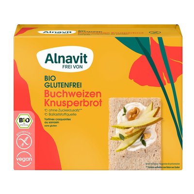 Image of Alnavit Bio Knusperbrot Buchweizen Glutenfrei