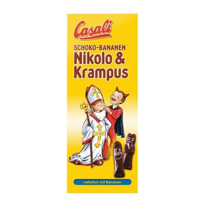 Bild von Casali Schoko-Bananen Nikolo & Krampus