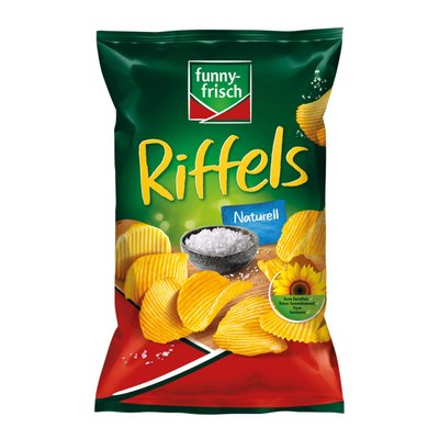Image of Funny Frisch Riffels Chips Naturell