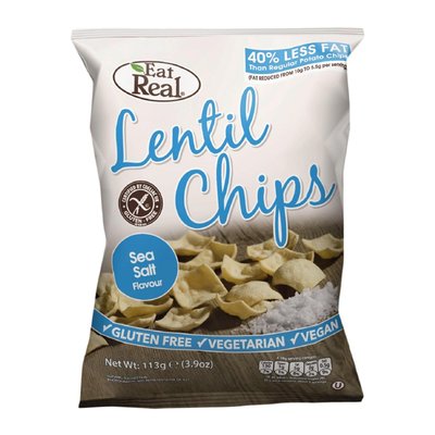 Image of Eat Real Lentil Chips Sea Salt