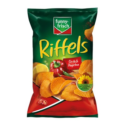 Image of Funny Frisch Riffels Chips Chili & Paprika