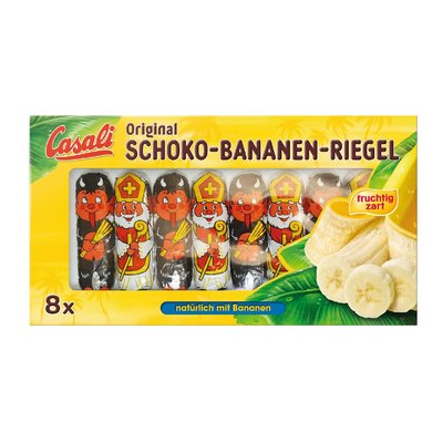 Bild von Casali Schoko-Bananen Nikolo & Krampus Riegel