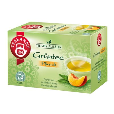 Image of Teekanne Grüner Tee mit Pfirsich