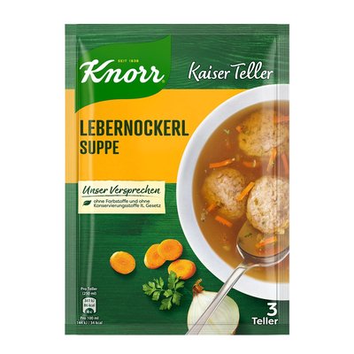 Image of Knorr Kaiserteller Lebernockerl Suppe