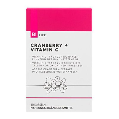 Image of BI LIFE Cranberry + Vitamin C Kapseln