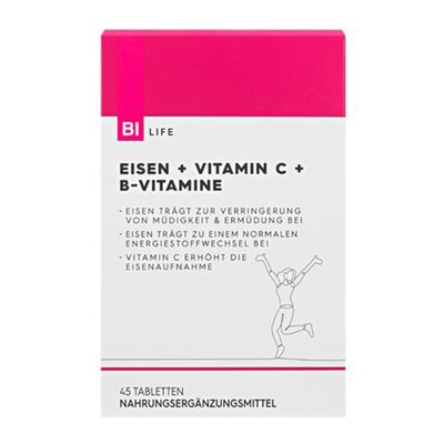 Image of BI LIFE Eisen + Vitamin C + B-Vitamine Kapseln