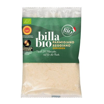 Image of BILLA Bio Parmigiano Reggiano gerieben