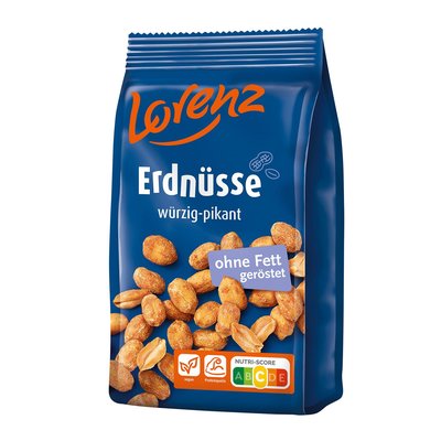 Image of Lorenz Erdnüsse fettfrei geröstet