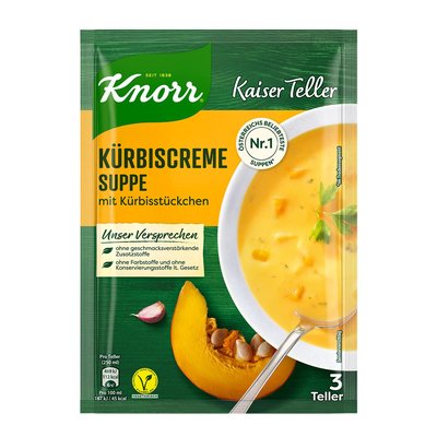 Image of Knorr Kaiserteller Kürbiscremesuppe