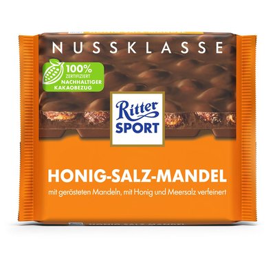 Image of Ritter Sport Nuss-Klasse Honig Salz Mandel