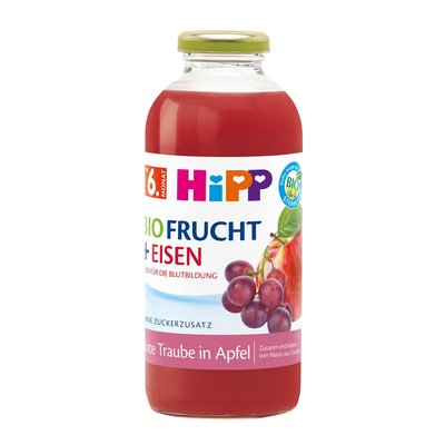 Image of Hipp Rote Traube in Apfel mit Eisen