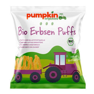 Image of Pumpkin Organics Bio Erbsen Puffs