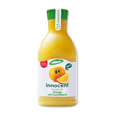 Image of innocent Orangensaft mit Fruchtfleisch Direktsaft