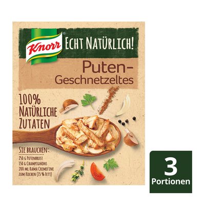 Image of Knorr Echt Natürlich! Putengeschnetzeltes