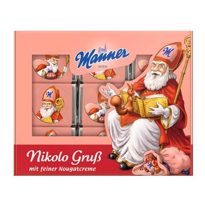 Bild von Manner Nikolo Gruß, Nougatwürfel