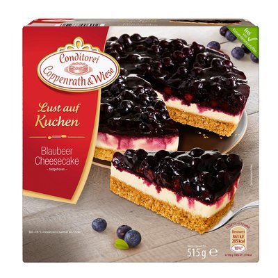 Image of Coppenrath & Wiese Lust auf Kuchen Blaubeer Cheesecake