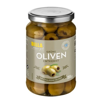 Image of BILLA Grüne Oliven ohne Kerne