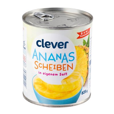 Image of Clever Ananas Scheiben in Ananassaft