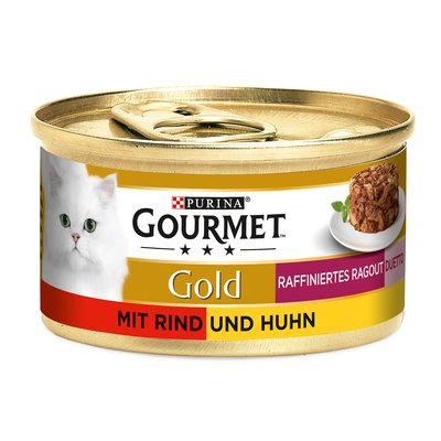 Image of Gourmet Gold Raffiniertes Ragout Duetto Rind & Huhn