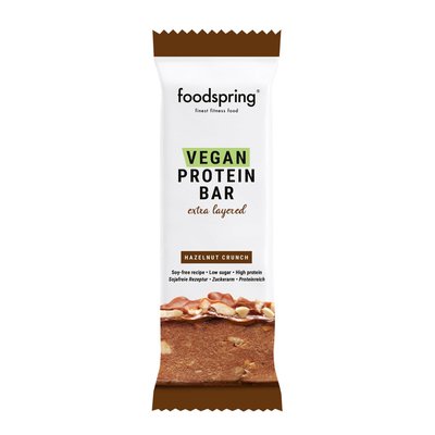 Image of Foodspring Vegan Protein Bar Hazelnut Crunch