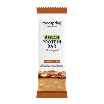 Image of Foodspring Vegan Protein Bar Roasted Peanut