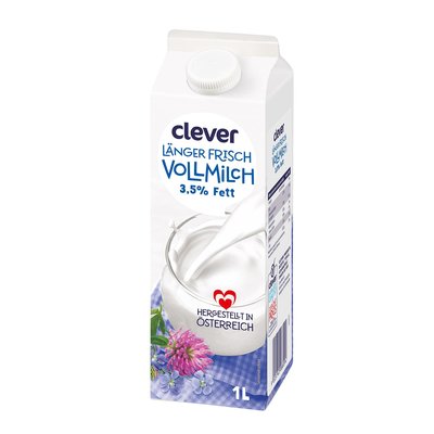 Image of Clever Vollmilch länger frisch 3.5%