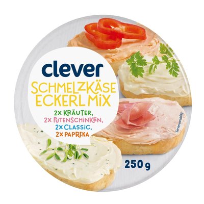 Image of Clever Schmelzkäse Eckerl Mix