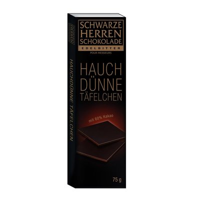Image of Schwarze Herren Hauchdünne Täfelchen