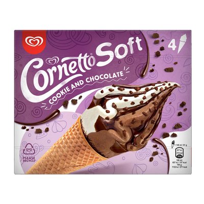 Image of Eskimo Cornetto Soft Cookie & Chocolate