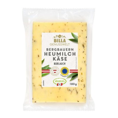 Image of BILLA Genusswelt Heumilch Käse Bärlauch