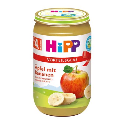 Image of Hipp Äpfel mit Bananen Vorteilsglas