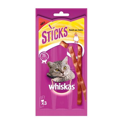 Image of Whiskas Sticks Reich an Huhn