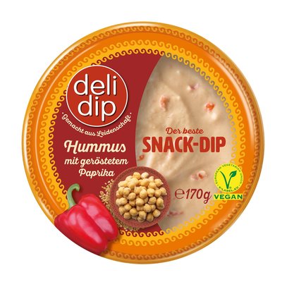 Image of Deli Dip Hummus mit geröstetem Paprika