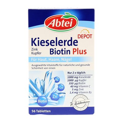Image of Abtei Kieselerde Biotin Plus Depot