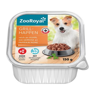 Image of ZooRoyal Grillhappen mit Huhn & Gemüse