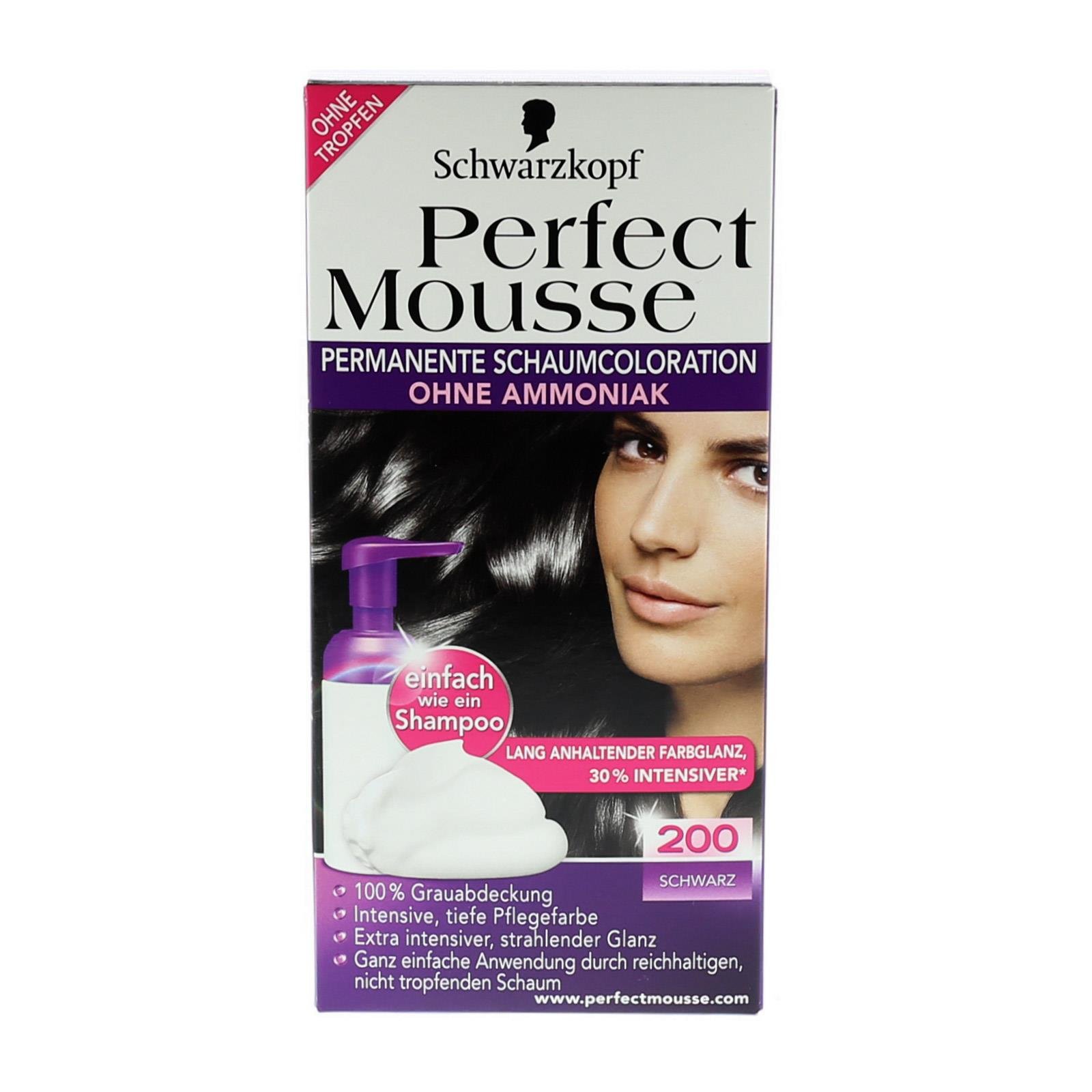 Schwarzkopf Perfect Mousse Nr. 200 Schwarz | BILLA Online Shop