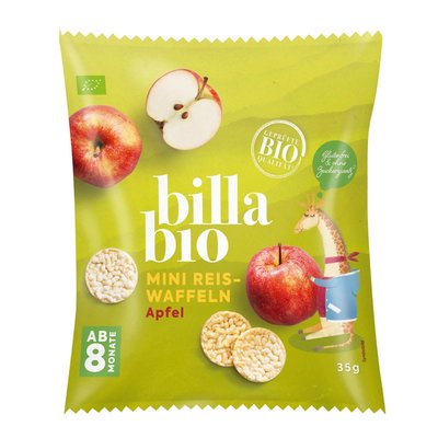 Image of BILLA Bio Apfel Mini Reiswaffeln